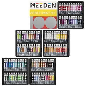 MEEDEN 100 Color Heavy Body Acrylic Paint Set