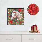 Diamond Painting Kit: 5D White Horse Decor