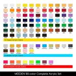 MEEDEN 100 Color Heavy Body Acrylic Paint Set