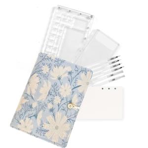 A6 Watercolor Travel Set with Embroidered Journal