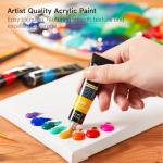 Shuttle Art Acrylic Paint Set - 15 Rich Colors