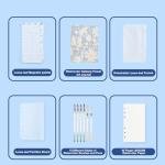 A6 Watercolor Travel Set with Embroidered Journal