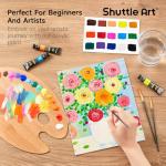 Shuttle Art Acrylic Paint Set - 15 Rich Colors