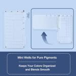 A6 Watercolor Travel Set with Embroidered Journal