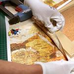 World Map Pinboard with 50 Pins – 35x24 in