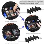 Relavel Extra Large Makeup Case with Brush Holder