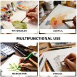 Vienrose Bulk Watercolor Paper - 36 Sheets A5