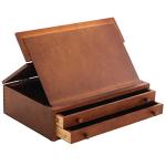 Walnut 2-Drawer Artist Tool Supply Box