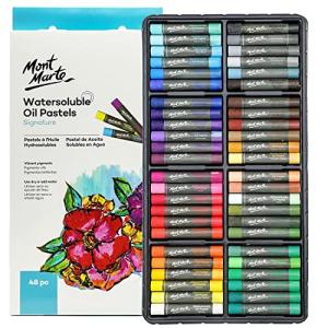 Mont Marte 48pc Water-Soluble Oil Pastels Set