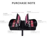 ROWNYEON Portable Lipstick Organizer Case - 67 Slots