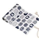 Cat Pattern Roll-Up Pencil Case for Artists