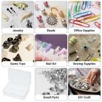 Mini Clear Storage Containers for Crafts and Beads