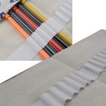 Cat Pattern Roll-Up Pencil Case for Artists