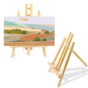 Small Wooden Tabletop Easels for Painting Parties