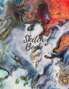 Artist Sketchbook: 8.5" x 11" Blank Pages