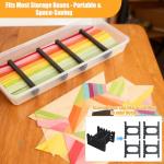 Stackable Quilling Paper Strips Organizer (4-Pack)