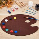 BENECREAT Oval Wooden Palette with Thumb Hole