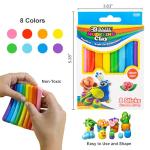 BAZIC Modeling Clay Sticks - 8 Primary Colors