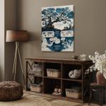 World Language Families Map Canvas Art Print 20x30