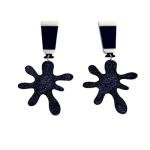 Colorful Acrylic Paint Palette Charm Drop Earrings