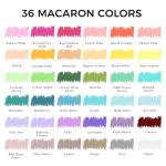 Artecho 36-Color Macaron Oil Pastels Set