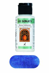 Iridescent Blue Artist Acrylics by Jo Sonja, 2 oz
