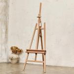 Natural Beech Wood Adjustable A-Frame Art Easel