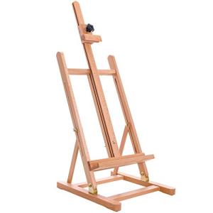 Wooden H-Frame Tabletop Easel for Painting