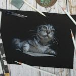 Brusarth White Charcoal Pencils Set - 3 Pieces