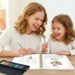 Watercolor Workbook: Flowers Painting Kit for Kids