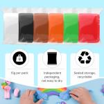 Lightweight Green Air Dry Clay - 12 Packs