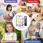 Watercolor Workbook: Flowers Painting Kit for Kids