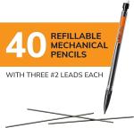 BIC Xtra Smooth 0.7mm Mechanical Pencil, 40-Pack