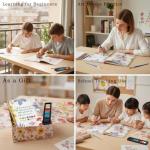 Watercolor Workbook: Flowers Painting Kit for Kids