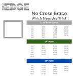 Creative Mark The Edge Cotton Stretched Canvas 12x12, 3-Pack