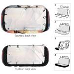 Blue Collar Pet Car Seat Cover with Horse Art