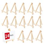 14 Pack Tabletop Wood Easels for Kids Painting