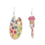 Bohemian Vintage Paint Brush Dangle Earrings