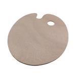 ZHYOHEN 8-Inch Oval Wooden Painting Palette