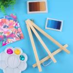14 Pack Tabletop Wood Easels for Kids Painting