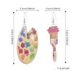 Bohemian Vintage Paint Brush Dangle Earrings