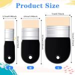 3-Piece Flat Paddle Paint Brush Set