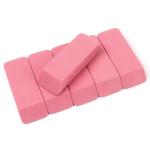 Tamaki Pink Pencil Erasers - Pack of 6