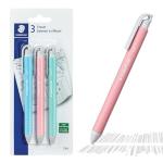 STAEDTLER Retractable Vinyl Eraser Holder Set