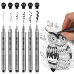 Fhyhej Micro Fineliner Black Ink Pens Set