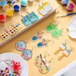 Colorful Acrylic Art Earrings for Creative Souls