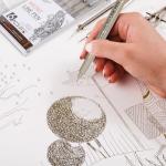 CHARSOCO 005 Fine Point Brown Micro Pen