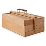 Wooden Artist Tool and Brush Storage Box
