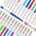 64-Piece Flat & Round Paint Brush Set