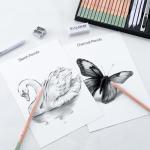 KALOUR 28 Pro Sketching Pencils Complete Set